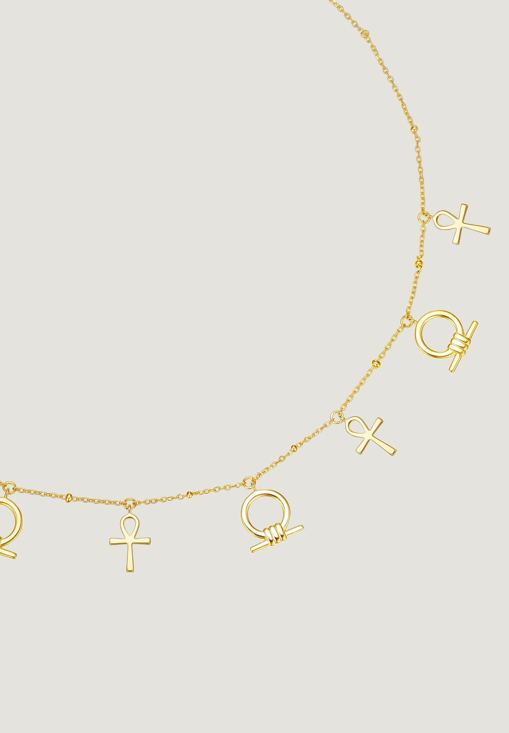 Shen Ring & Ankh Necklace