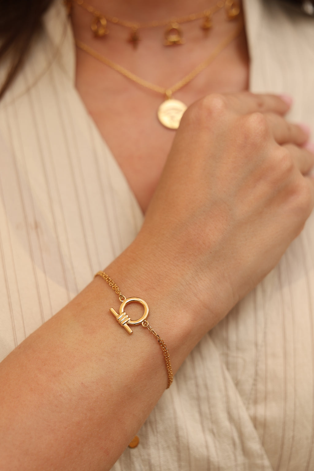 Shen Ring Double Chain Bracelet