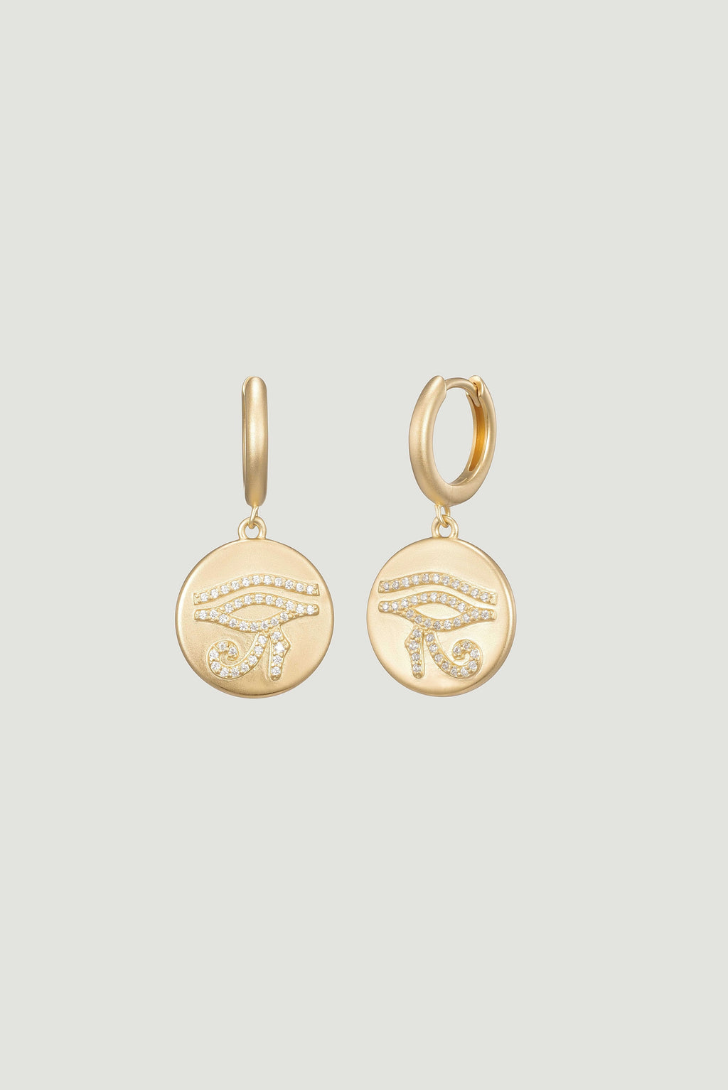 Eye Of Horus Hoop Earrings